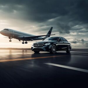 Voiture de luxe Mercedes pour transfert aéroport et gare avec chauffeur privé à Lyon – Ash Driver