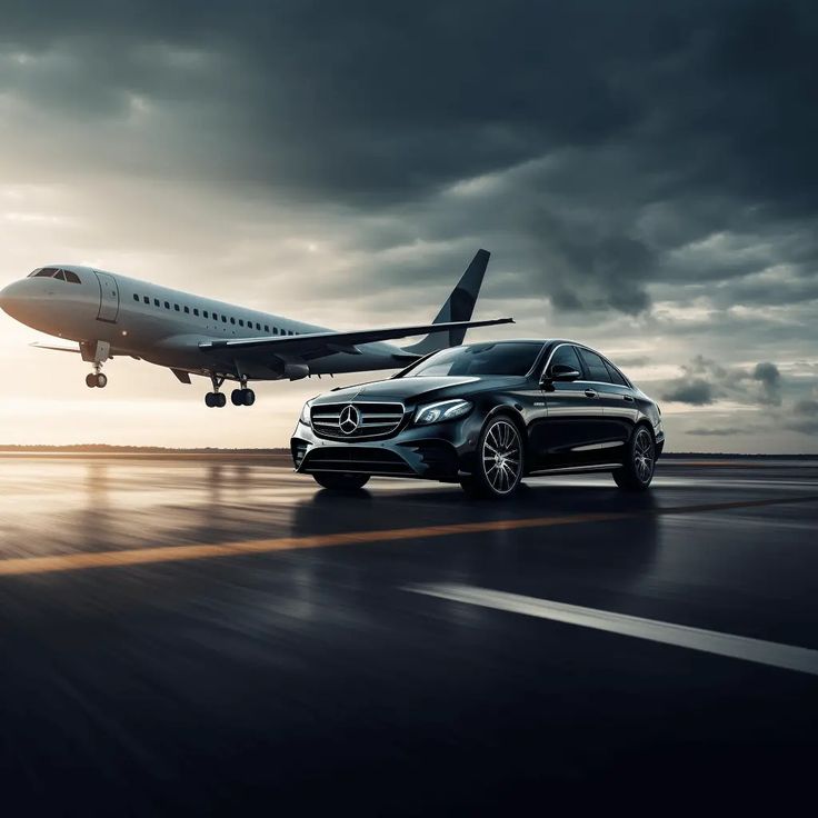 Voiture de luxe Mercedes pour transfert aéroport et gare avec chauffeur privé à Lyon – Ash Driver