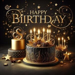 Gateau d'anniversaire happy birthday chauffeur privé Ash Driver